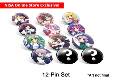 Touhou Genso Rondo Bullet Ballet Pins